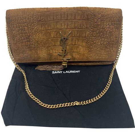 Yves Saint Laurent Kate Small Chain Bag w Tassel Grain de 